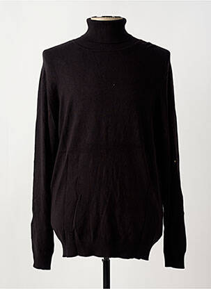 Pull col roulé coupe droite manches longues noir LTB homme