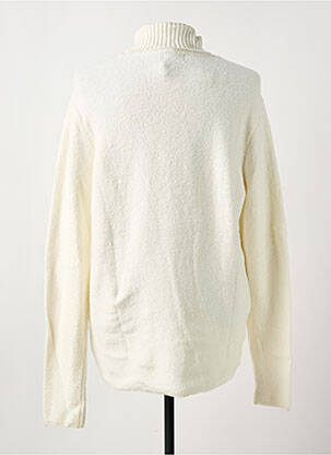 Pull col roulé stretch manches longues beige DSTREZZED homme