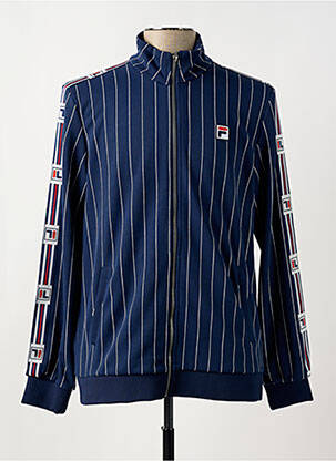 Veste casual resserrée sur le bas bleu FILA homme
