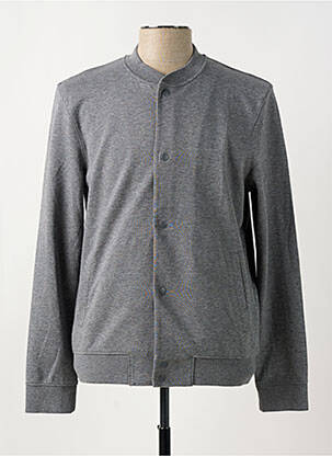 Veste casual fermeture boutonnée sur le devant gris SELECTED homme