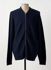 Gilet manches longues bleu KNOWLEDGE COTTON APPAREL pour homme seconde vue