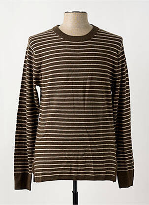 Pull marron SCOTCH & SODA pour homme