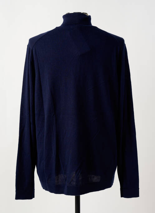 Pull col roulé bleu SELECTED pour homme