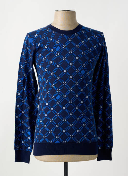 Pull col rond manches longues bleu SCOTCH & SODA homme