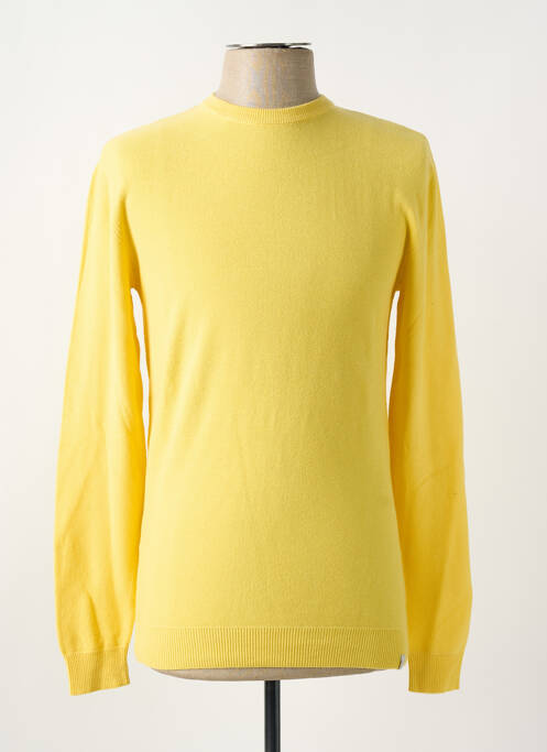 Pull stretch manches longues jaune MINIMUM homme