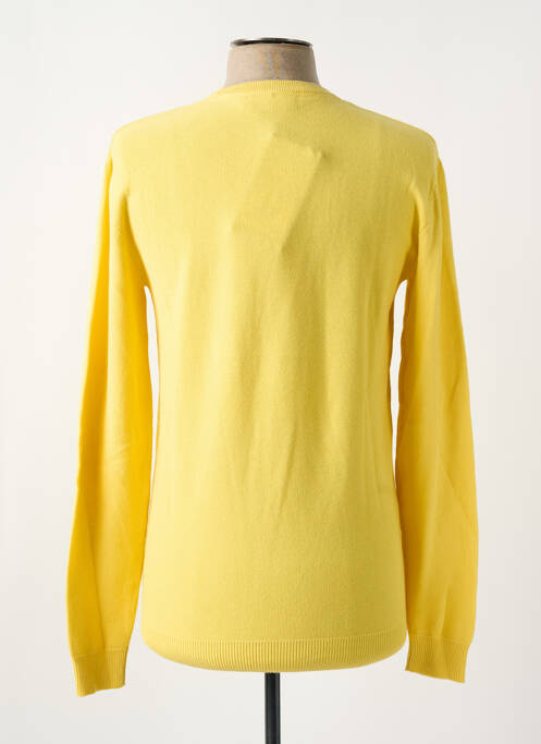 Pull stretch manches longues jaune MINIMUM homme