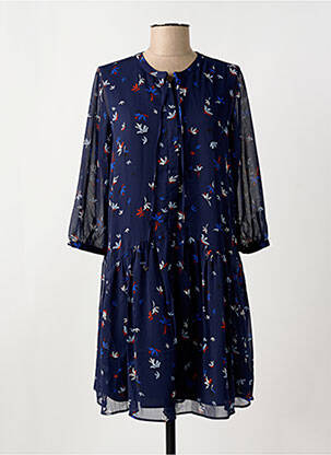 Robe courte manches 3/4 manches 3/4 bleu SALSA femme