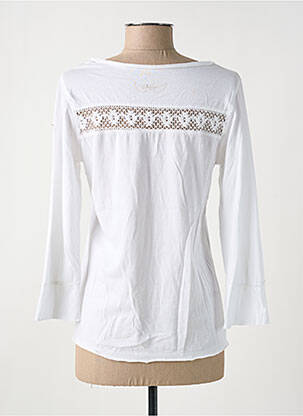 T-shirt manches 3/4 manches 3/4 blanc BREIZH ANGEL femme