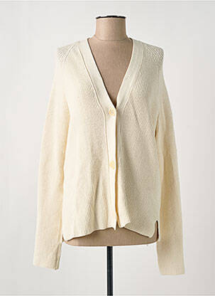 Gilet manches longues stretch beige ARMEDANGELS femme