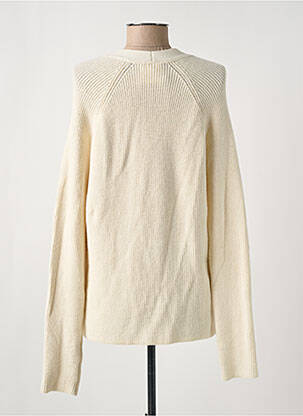 Gilet manches longues stretch beige ARMEDANGELS femme