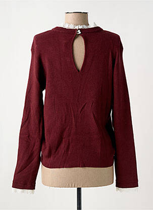 Pull resserrée sur le bas manches longues rouge VILA femme