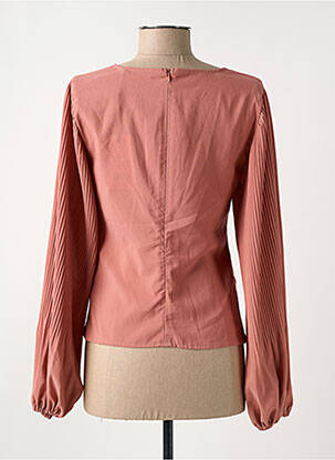 Top tissage crêpe manches longues rose NA-KD femme