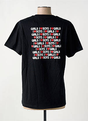 T-shirt sérigraphie manches courtes noir VANS femme