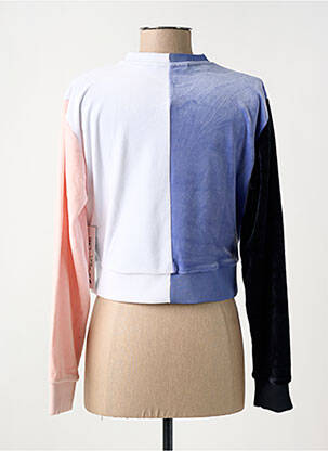 Sweat-shirt broderie manches longues violet FILA femme