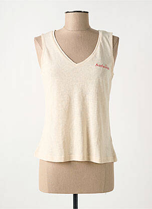 Débardeur beige GRACE & MILA pour femme