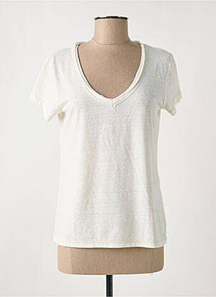T-shirt beige TEDDY SMITH pour femme