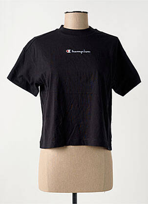 T-shirt noir CHAMPION pour femme