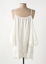 Tunique manches longues blanc EMA BLUE'S pour femme seconde vue