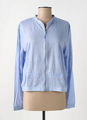 Veste casual bleu ATELIERS DE LA MAILLE pour femme seconde vue
