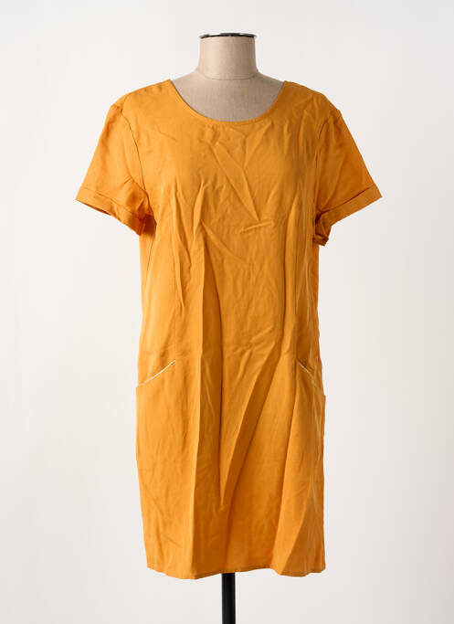 Robe courte jaune VILA pour femme