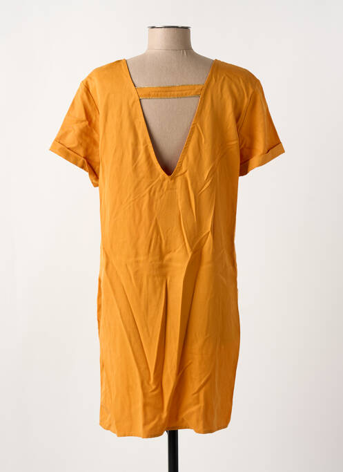 Robe courte jaune VILA pour femme