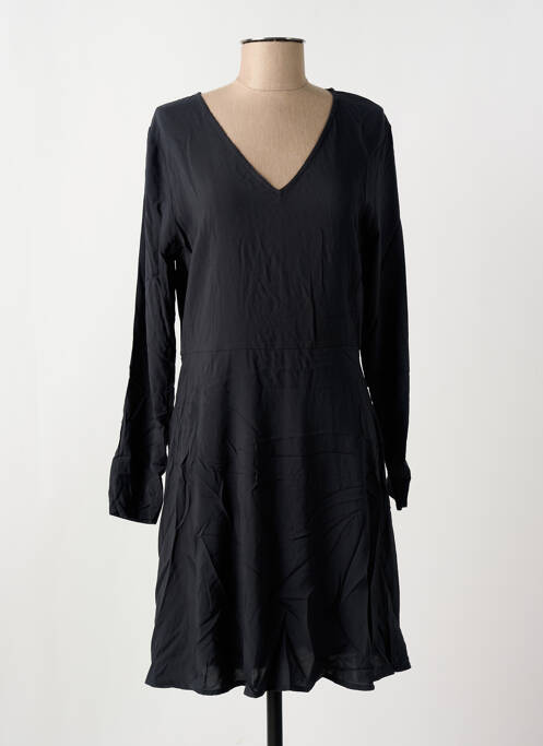 Robe mi-longue noir ICHI pour femme