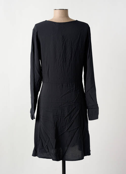 Robe mi-longue noir ICHI pour femme
