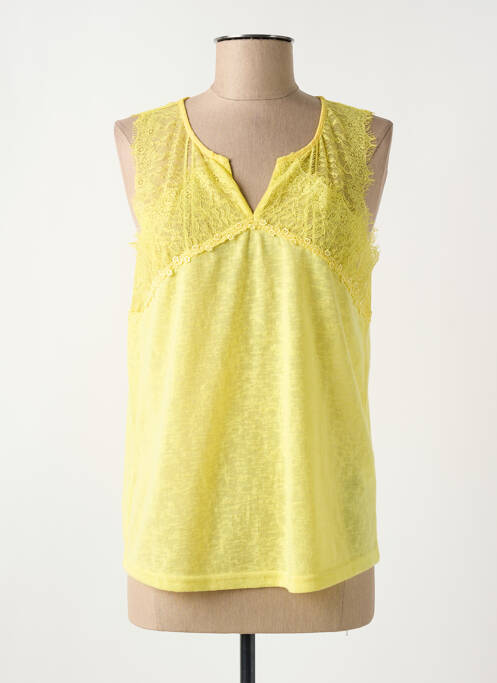 Top jaune GRACE & MILA pour femme