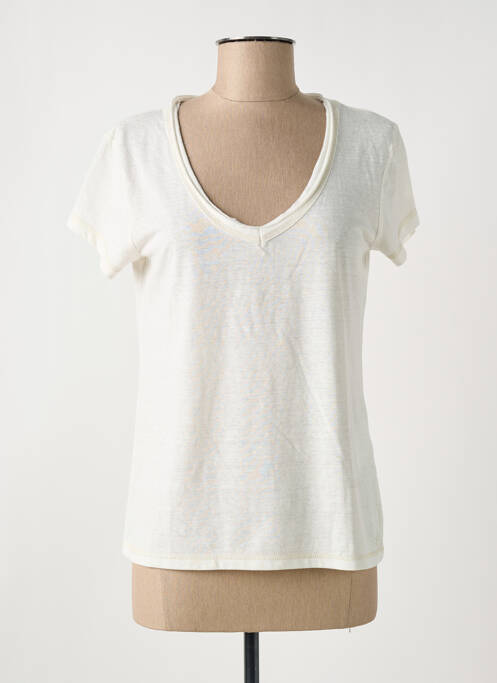 T-shirt beige TEDDY SMITH pour femme