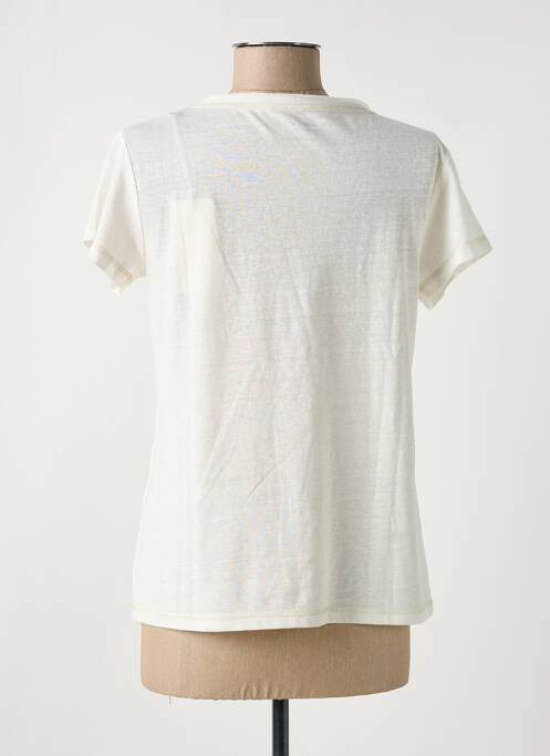 T-shirt beige TEDDY SMITH pour femme