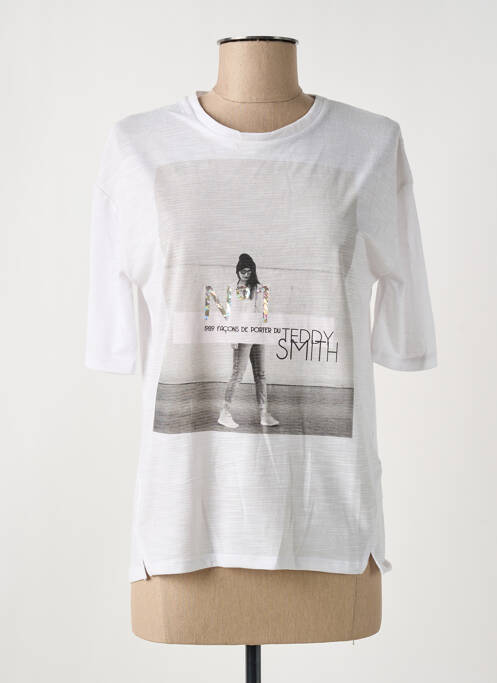 T-shirt gris TEDDY SMITH fille