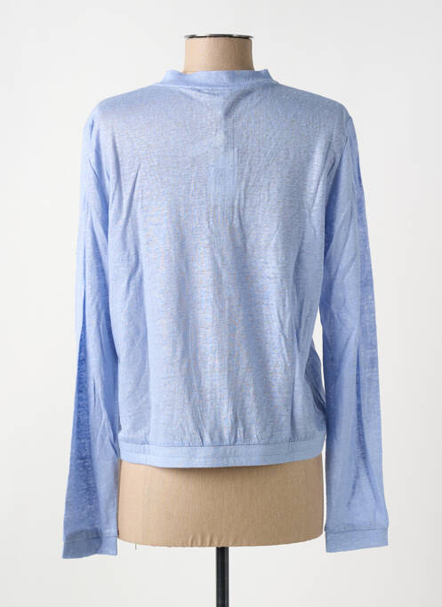 Veste casual bleu ATELIERS DE LA MAILLE pour femme