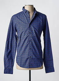 Chemise manches longues imprimé fantaisie bleu SCOTCH & SODA homme