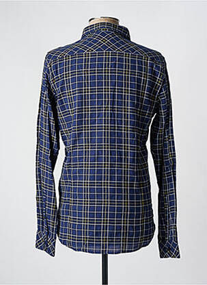 Chemise manches longues imprimé fantaisie bleu DSTREZZED homme