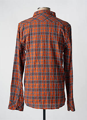 Chemise manches longues manches longues marron DSTREZZED homme