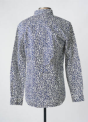 Chemise manches longues imprimé fantaisie bleu MINIMUM homme