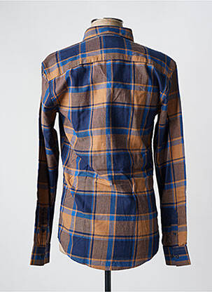 Chemise manches longues manches longues marron MINIMUM homme