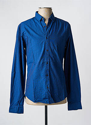 Chemise manches longues imprimé fantaisie bleu SCOTCH & SODA homme