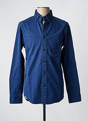 Chemise manches longues coupe cintrée bleu G STAR homme