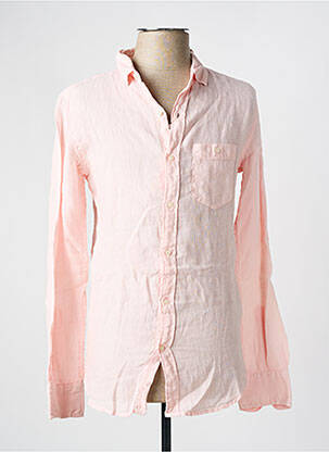Chemise manches longues coupe cintrée rose KNOWLEDGE COTTON APPAREL homme