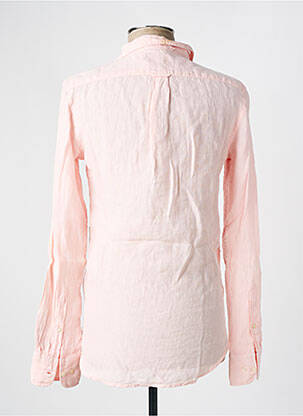 Chemise manches longues coupe cintrée rose KNOWLEDGE COTTON APPAREL homme