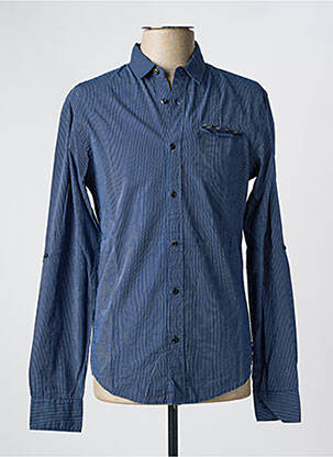 Chemise manches longues imprimé fantaisie bleu SCOTCH & SODA homme