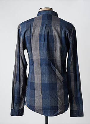 Chemise manches longues imprimé fantaisie bleu MINIMUM homme