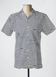 Chemise manches courtes imprimé fantaisie noir MINIMUM homme