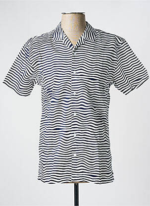 Chemise manches courtes imprimé fantaisie noir MINIMUM homme