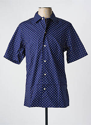 Chemise manches courtes imprimé fantaisie bleu G STAR homme