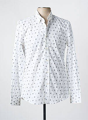 Chemise manches longues imprimé fantaisie blanc ANTONY MORATO homme