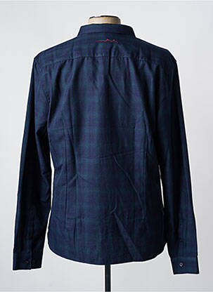 Chemise manches longues imprimé fantaisie bleu TEDDY SMITH homme