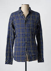 Chemise manches longues bleu DSTREZZED pour homme seconde vue