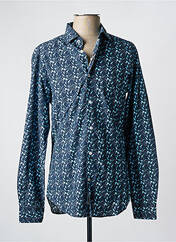 Chemise manches longues bleu GANESH pour homme seconde vue